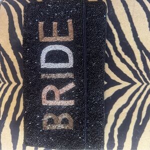 Black Beaded Crossbody Bag